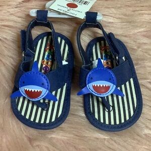 Sharks sandals for a baby💙👼🏻🦈🪸